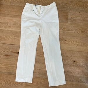 Creamy white jil sander trousers